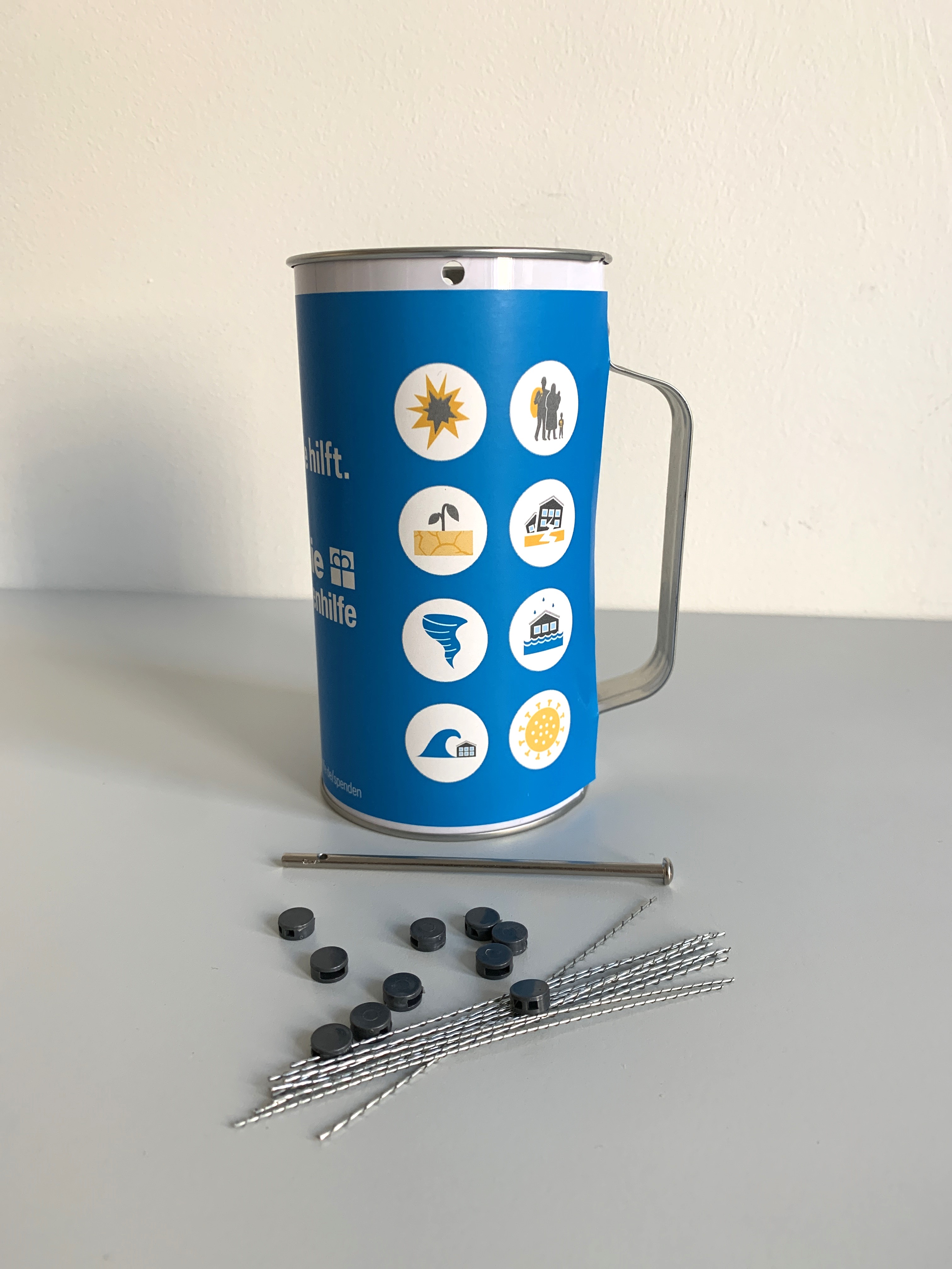 Spendendose Diakonie Katastrophenhilfe