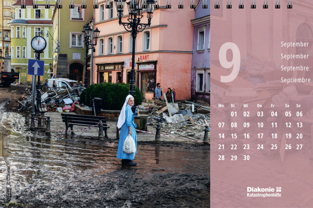 Tischkalender „Erinnern 2026“ Diakonie Katastrophenhilfe