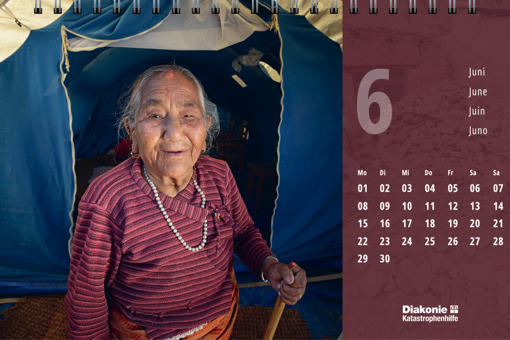 Tischkalender „Erinnern 2026“ Diakonie Katastrophenhilfe