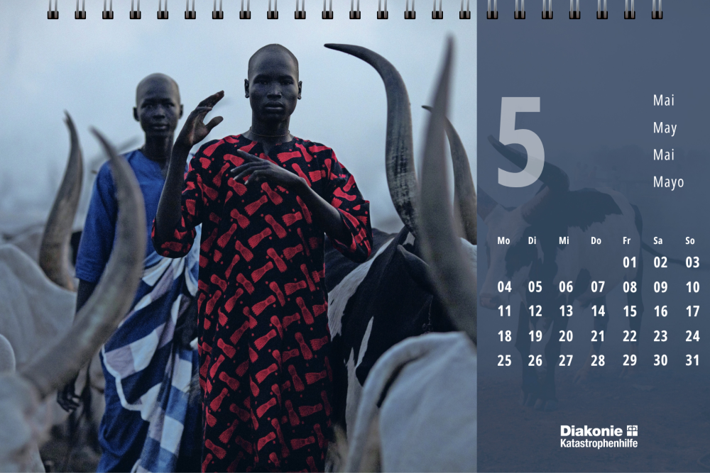 Tischkalender „Erinnern 2026“ Diakonie Katastrophenhilfe