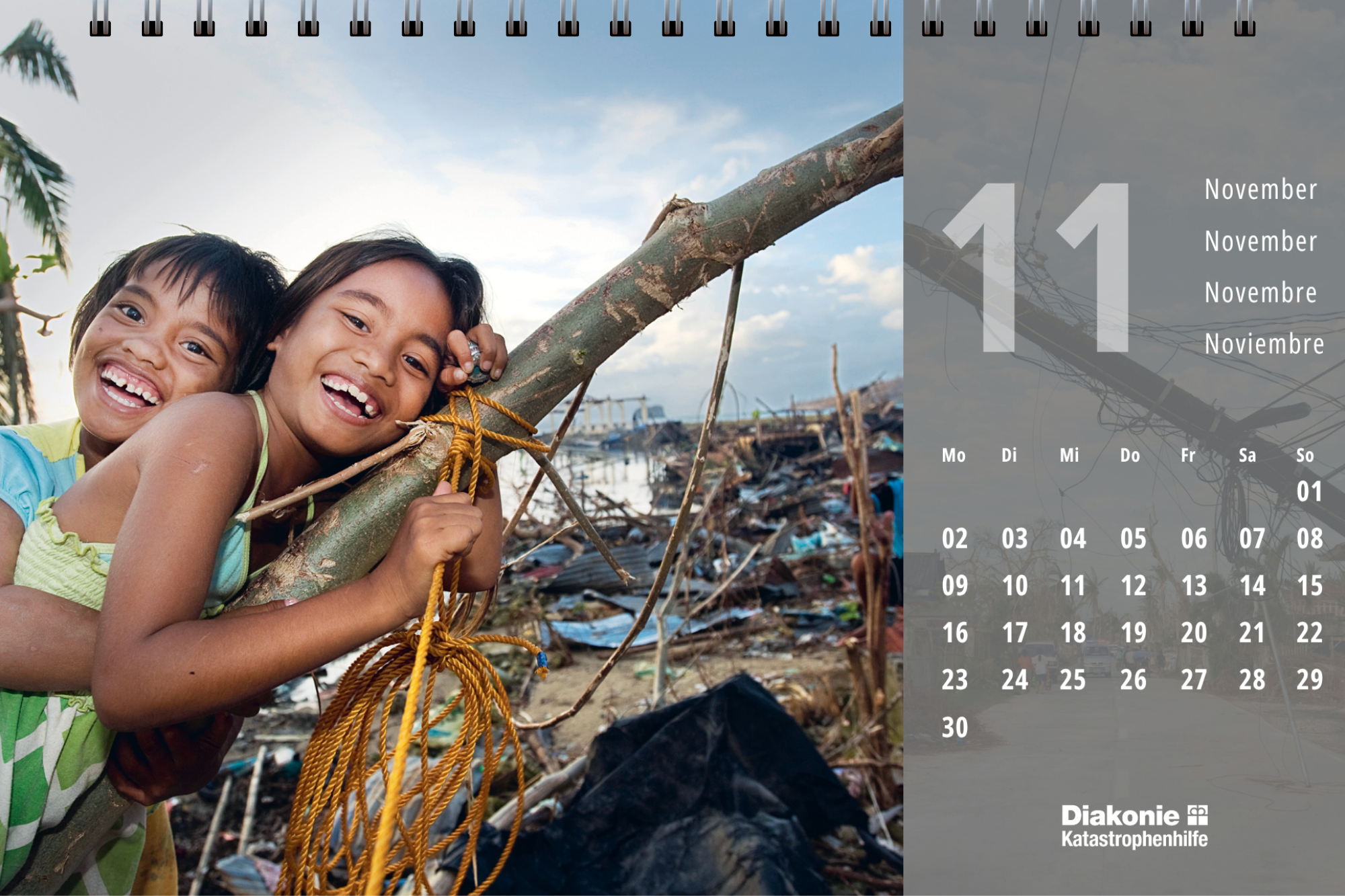 Tischkalender „Erinnern 2026“ Diakonie Katastrophenhilfe